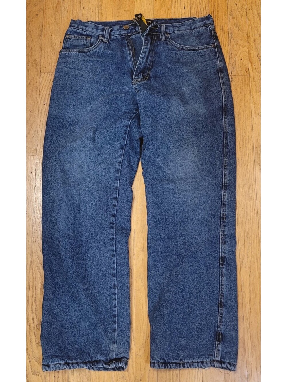 Stanley Jeans Men's 33 x 32 Fleece Lined Warm Denim Workwear Outdoors